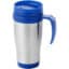 Mug isotherme Sanibel 400ml - Argent / bleu