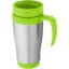 Mug isotherme Sanibel 400ml - Argent / citron vert