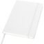 Carnet de notes Classic format A5 à couverture rigide - Blanc