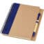 Carnet de notes recyclé avec stylo Priestly - Naturel / marine