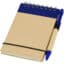 Bloc-notes recyclé format A7 avec stylo Zuse - Naturel / marine