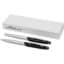 Kit avec Stylo bille stylet et stylo roller Geneva (encre bleue) - Argent / noir