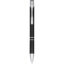 Stylo bille aluminium anodisé Moneta (encre bleue) - Noir