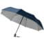 Parapluie 21.5" 3 sections ouverture fermeture automatique Alex - Marine / argent