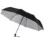 Parapluie 21.5" 3 sections ouverture fermeture automatique Alex - Noir / argent