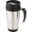 Mug isotherme Sanibel 400ml - Argent / noir