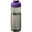 Bouteille de sport H2O Active® Eco POP Base 650ml avec couvercle à bascule - Charbon / violet