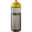 Bouteille de sport H2O Active® Eco Base 650ml avec couvercle dôme - Charbon / jaune