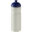 Bouteille de sport H2O Active® Eco Base 650ml avec couvercle dôme - Ivoire / bleu