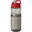 Bouteille de sport H2O Active® Eco Base 650ml couvercle bec verseur - Charbon / rouge