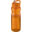 Bouteille de sport H2O Active® Eco Base 650ml couvercle bec verseur - Orange / orange
