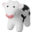 Vache anti-stress Attis - Blanc / noir