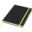 Carnet de notes M Noir - Noir / citron vert