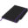 Carnet de notes M Noir Edge - Noir / violet
