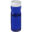 Bouteille H2O Active® Eco Base 650ml avec couvercle vissé - Bleu / blanc