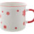 Nakkala Mug vintage de noël - Rouge / blanc