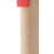 Reflat stylo à bille en carton recyclé - Naturelle / rouge