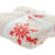 Uppsala Plaid polaire - Blanc / rouge