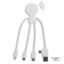 2099 | Xoopar Mr. Bio Smart Charging cable with NFC - Blanc