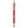 Stylo bille en aluminium recyclé Moneta (encre noire) - Rouge