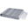 Serviette de hammam Anna en coton 150 g/m² 100 x 180 cm - Gris