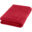 Serviette Charlotte de 50 x 100 cm en coton de 450 g/m² - Rouge