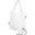 Sac shopping pliable Sabia en PET recyclé 7L - Blanc