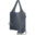 Sac shopping pliable Sabia en PET recyclé 7L - Charbon