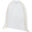 Sac à dos Oregon en coton de 140 g/m² avec cordon de serrage 5L - Blanc