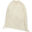 Sac à dos Oregon en coton de 140 g/m² avec cordon de serrage 5L - Naturel