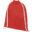 Sac à dos Oregon en coton de 140 g/m² avec cordon de serrage 5L - Rouge