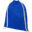 Sac à dos Oregon en coton de 140 g/m² avec cordon de serrage 5L - Bleu royal