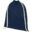 Sac à dos Oregon en coton de 140 g/m² avec cordon de serrage 5L - Marine