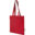 Sac shopping Madras en coton certifié GRS de 140 g/m2 de 7 L - Rouge