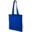 Sac shopping Madras en coton certifié GRS de 140 g/m2 de 7 L - Bleu royal