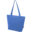 Sac shopping Panama de 20 L avec fermeture éclair recyclé certifié GRS - Bleu royal