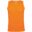 Débardeur de sport de 140 g/m² Andre pour enfant - Orange fluo