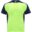 T-shirt de sport de 140 g/m² Bugatti à manches courtes pour enfant - Vert fluo / bleu marine