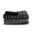 Sagaform Plaid en polaire Rut - Noir