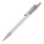 Stylo Antartica clip métal - Ecru / blanc