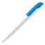 Stylo bille Atlas aux couleurs opaque - Blanc / bleu clair