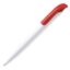 Stylo bille Atlas aux couleurs opaque - Blanc / rouge