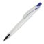 Stylo bille Riva opaque - Blanc / bleu foncé