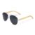 Lunettes de soleil aviateur avec branches en bambou - Nature