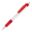 Stylo Vegetal Pen transparent - Ecru / rouge