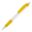 Stylo Vegetal Pen transparent - Ecru / jaune