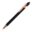 Stylo-bille Paris Deluxe métal caoutchouté - Noir