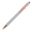 Stylo-bille Paris Deluxe métal caoutchouté - Argent