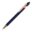 Stylo-bille Paris Deluxe métal caoutchouté - Bleu foncé