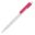 Stylo bille Kuma couleur opaque - Blanc / rose